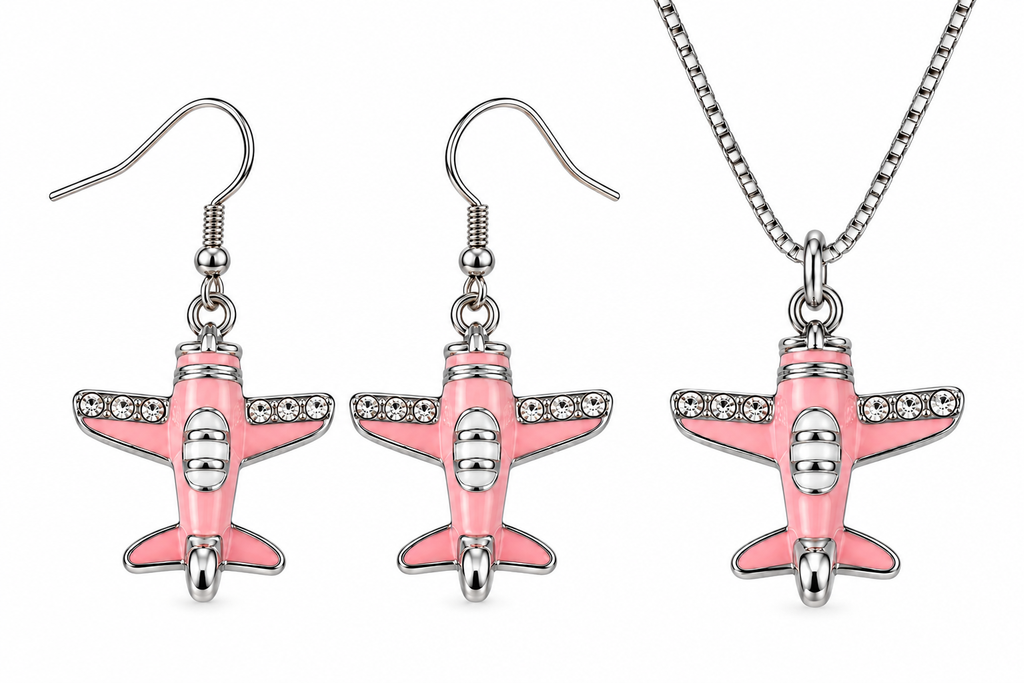 Crystal Airplane Light Pink