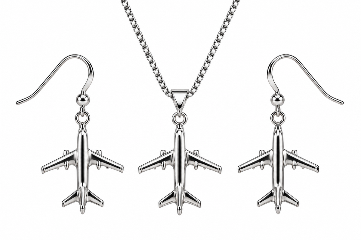 Boeing 737 : Sterling Silver