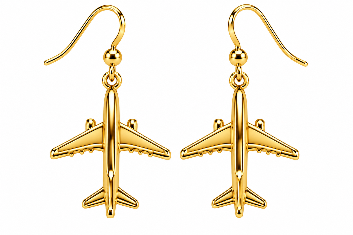 Boeing 757 : 14K Gold