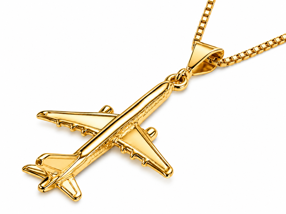 Boeing 757 : 14K Gold