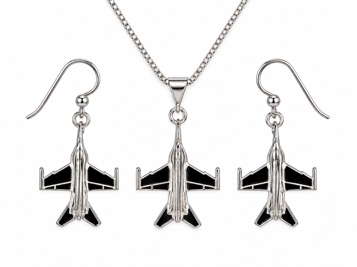 F-18 : Sterling Silver