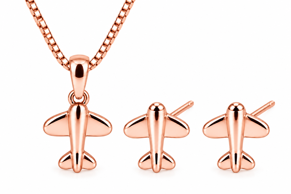 Mini Airplane Rose Gold