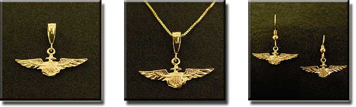US NAVY (Small) : Sterling Silver