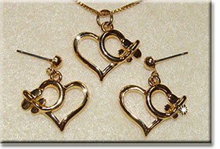 Heart Small Gold Tone