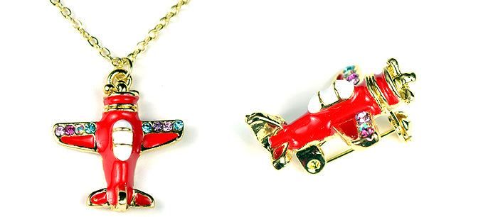 Crystal Red Airplane