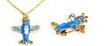 Crystal Blue Airplane