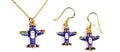 Crystal Purple Airplane