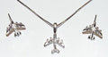 Mini Crystal Silver Tone