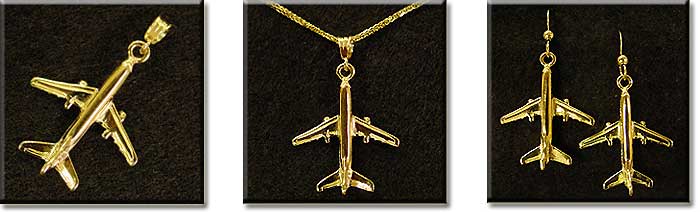 Boeing 737 : 14K Gold