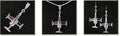 Learjet 24D, 25D, 35A, or 36A :: 14K Gold