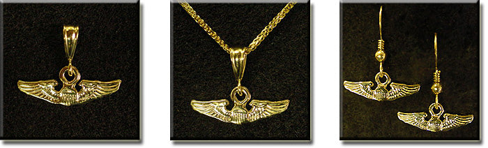 Slick Wings : 14K Gold