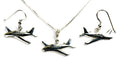 Straight Tail Bonanza A-36 Side View : Sterling Silver