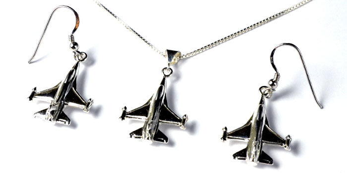 F-16 : Sterling Silver