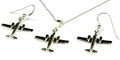 Twin Commanche 3D : Sterling Silver