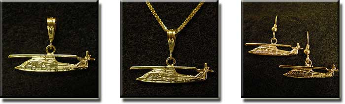 SIKORSKY S-76 : Sterling Silver