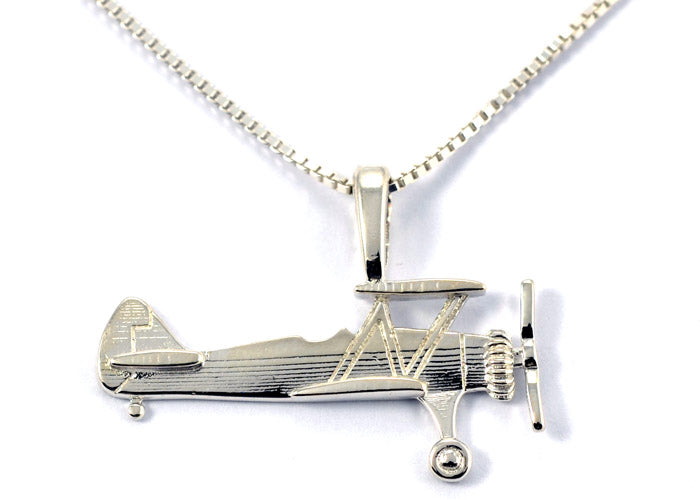 Stearman Medium : Sterling Silver