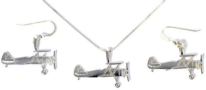Stearman Medium : Sterling Silver