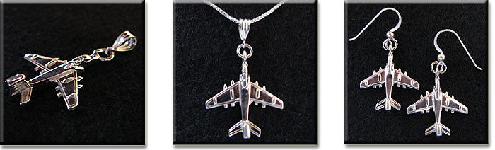 EA6B Prowler : Sterling Silver