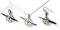 Radial Engine and Spinning Prop Sterling Silver (large)