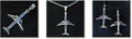 Boeing 777 : Sterling Silver