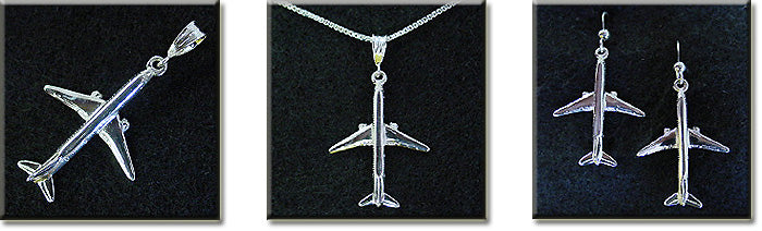 Boeing 777 : Sterling Silver
