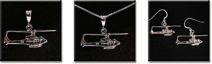UH-1 205 Iroquise : Sterling Silver