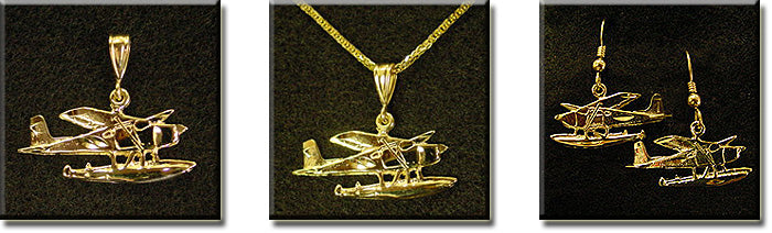Cessna 180-185 Float : Sterling Silver