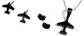 Airplane Mini Black