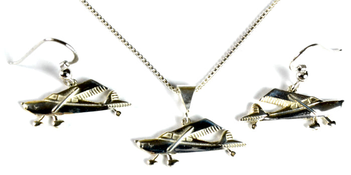 Cessna 170 - Sterling Silver