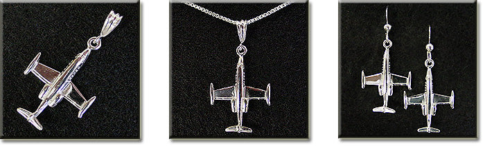 Learjet 24D, 25D, 35A, or 36A :: Sterling Silver