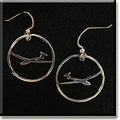 T-Tail Circle : 14K Gold