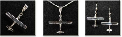 Cessna 210 3D : Sterling Silver