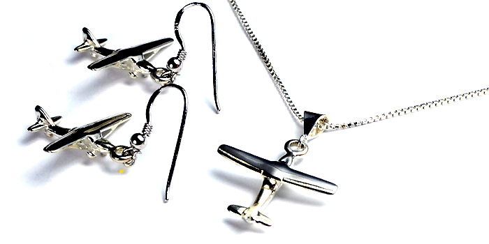 Taildragger 3D : Sterling Silver