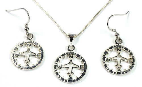 Compass Small : Sterling Silver