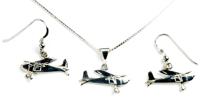 Cessna 180-185, Sterling Silver